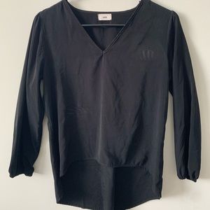 Tobi Black V Neck